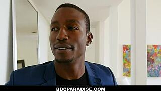 horny housewife fucks black dude her husband fired