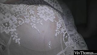 sexy naomi bennett passionately plays with lover's big breasts and spanks curvy ass