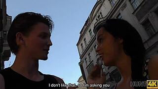 Hunt4k skinny babe Erica Black needs cash, so she becomes a slut.