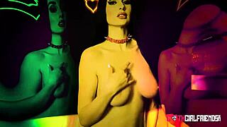 violet voss relaxes with a snack after a private conversation.