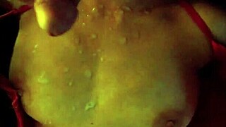 slut wife takes a big cumshot