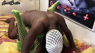 Rough Hard Fast Black Couple Fucking In Missionary! Passionate And Intense!