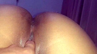 watch this wet brunette masturbate her pussy.