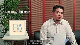 Naked Asian Brunette Moans Before Doggystyle Fucking