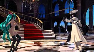 hatsune miku nude mod with massive boobs, wow!