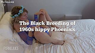 Sexy Hippy Phoenixx Gets Black Creampie Breeding