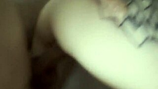 a couple fingers ass in intimate amateur sex with cum