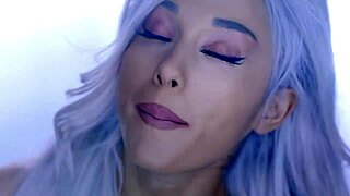 ariana grande - focus on her sexy tongue