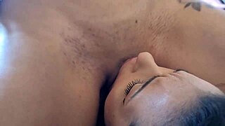 I Sucked My Roommate's Big Pussy and She Covered My Face in Cum