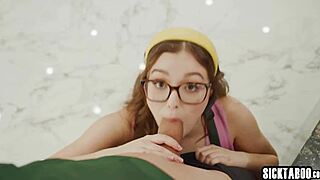 Leana Lovings Sucks Huge Cocks