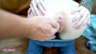 exotic skinny coed raven finger fucks shaved pussy, sucks cock