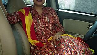 Punjabi Wife Fucked By Husband In Car