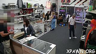 Uh, sex in shop just happenin’ with hardcore bangin’ now