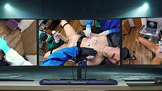 Dr Tampa conducts Angel Santana's 2022 detailed checkup