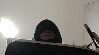 tied up blindfolded latina milf endures mouth pussy ass fucking