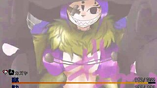 Chasha's defeat leads to intense strap-on fellatio.