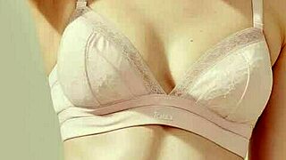 Lingerie Models Show Off Cute Flower Panties