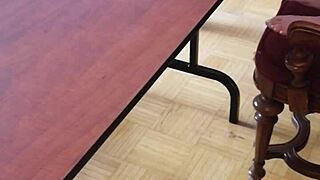 Stomp That Huge Cock for Cum on Desk Domination Orgasm!