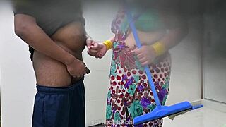 I have fun with telugu maid's huge boobs