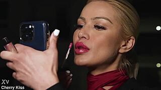 i'm a blonde prostitute giving my client a sloppy wet pussy experience