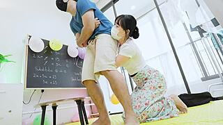 tuition teacher drills hard in intense sessions