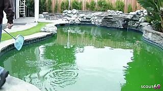 Nympho step-sister seduces virgin step-brother to fuck her asshole and cum inside