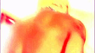 slutty blonde girl fucking in high heels