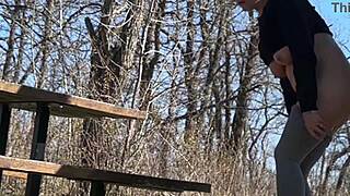 Caught Sucking Monster Cock In Public Park!