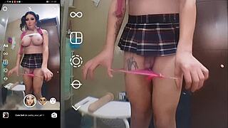 Futanari trap with big tits tests wild filters