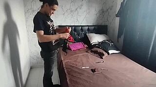 Stepsister begs for doggystyle since stepfather fails her