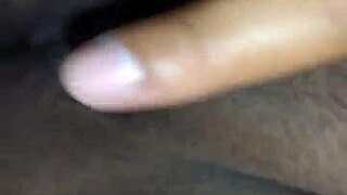 Is she masturbating alone or inviting someone to join?