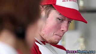 i facialized this petite uniformed teen 18+ with my monster cock.