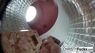 Hot Shower BTS Fun With Christy & Dahlia