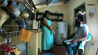 Cheating Curvy Wife Fucks Light Bill Collector