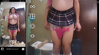 Futanari trap with big tits tests wild filters