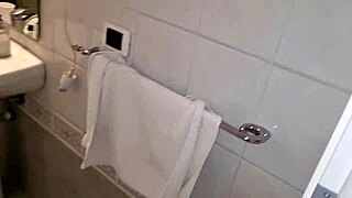 Amica's Shower Drives My Cock Wild with Moans and Strokes