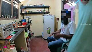 Cheating Curvy Wife Fucks Light Bill Collector