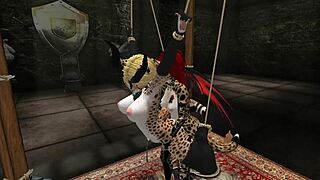 i am a demon hunter, fighting monsters in the cartoon world with furry friends