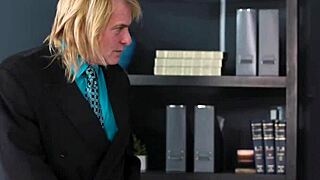 Office masseuse Nina White gets steamy with boss during nuru massage. Things heat up fast!