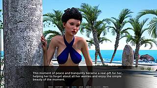 Blonde bitch gets cumshot on shaved pussy at beach