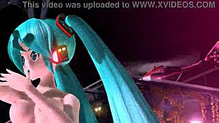 Hatsune Miku Nostalogic Project Diva Nude Mod Full Nude Bunny Costume.