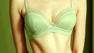 Lingerie Models Show Off Cute Flower Panties