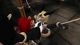 i am a demon hunter, fighting monsters in the cartoon world with furry friends