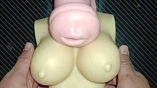 Trio Kissy dan Dolly: Blowjob, Seks Anal, Cum di Tits