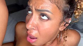 Ebony babe, can you take this monster cock?