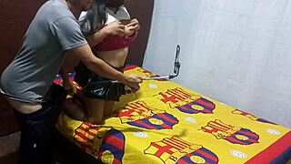 i found my stepmom recording erotic stuff, then she asked me to help with the homemade sex tape