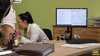 Loan4k hottie needs new musical instruments so she has a session