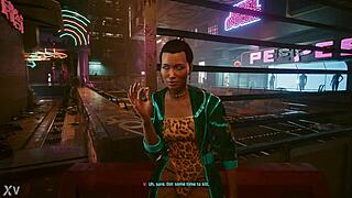 Cyberpunk 2077 hooker offers slutty sex in game