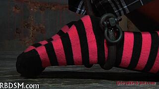 in this whipping session, the sadomasochism play gets intense and rough