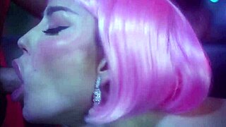 Bryona Ashly rides hard in this close-up scene